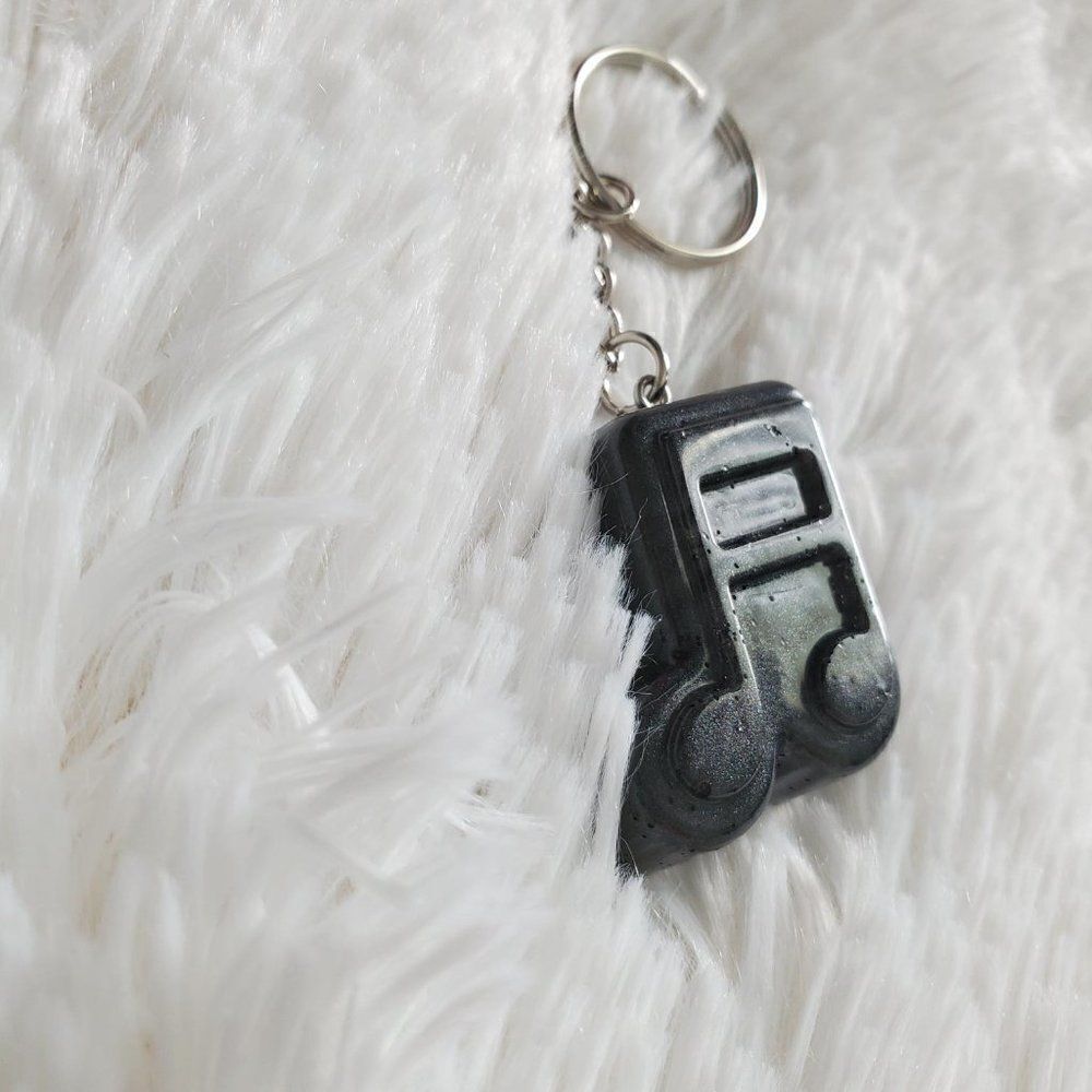 Music Note Keychain, Bookbag Charm - Picture 8 of 13